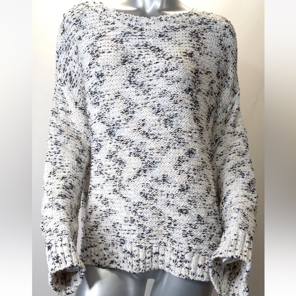 Ladies’ A New Day Target White Multicolor Crewneck Pullover Sweater (Size XXL)